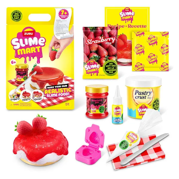 ZURU Slime Mart S1 Small Dessert Bag DIY Realistic Slime Food Clay Cracking Kit (1 Bag) Style